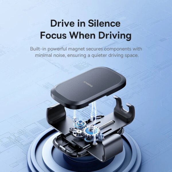 Baseus Metal Car Phone Holder Gravity Stand Air Vent Mount for iPhone Samsung Huawei Xiaomi - Image 3
