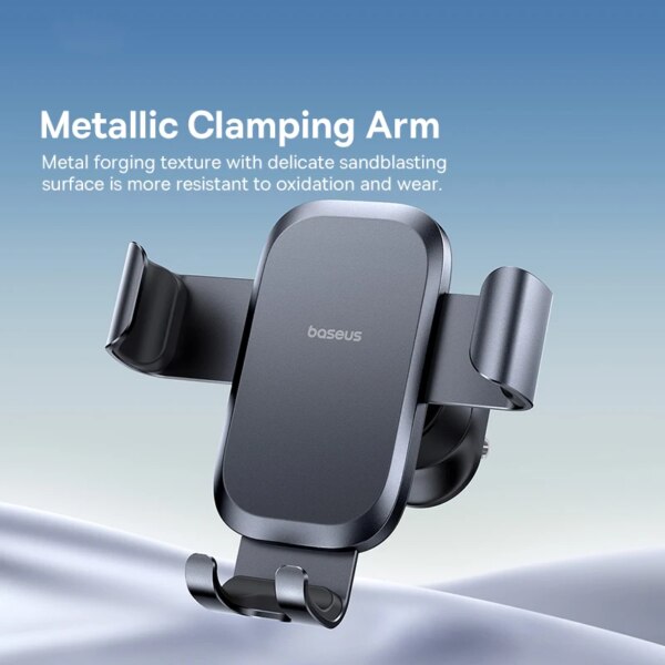 Baseus Metal Car Phone Holder Gravity Stand Air Vent Mount for iPhone Samsung Huawei Xiaomi - Image 5