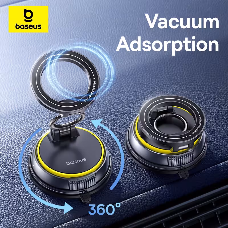 Baseus PrimeTrip VC2 Flex Magnetic Car Mount 35N Vacuum Suction 360° Rotation Baseus PrimeTrip VC2 Flex Magnetic Car Mount 35N Vacuum Suction 360° Rotation