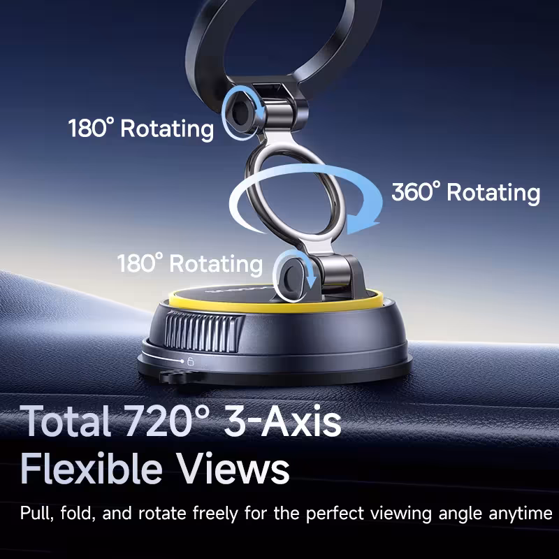 Baseus PrimeTrip VC2 Flex Magnetic Car Mount 35N Vacuum Suction 360° Rotation Baseus PrimeTrip VC2 Flex Magnetic Car Mount 35N Vacuum Suction 360° Rotation - Image 4