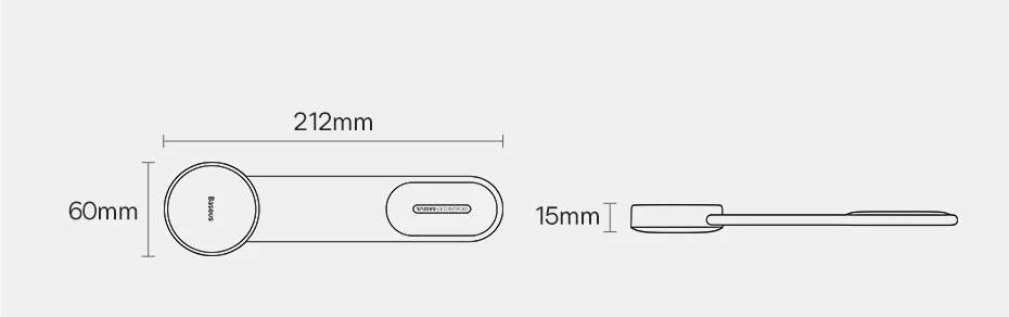 Baseus Magnetic Car Mobile Phone iPhone Holder Easy Paste Mount Stand Phone Holder for iPhone 13 14 15 Dashboard Center Console
