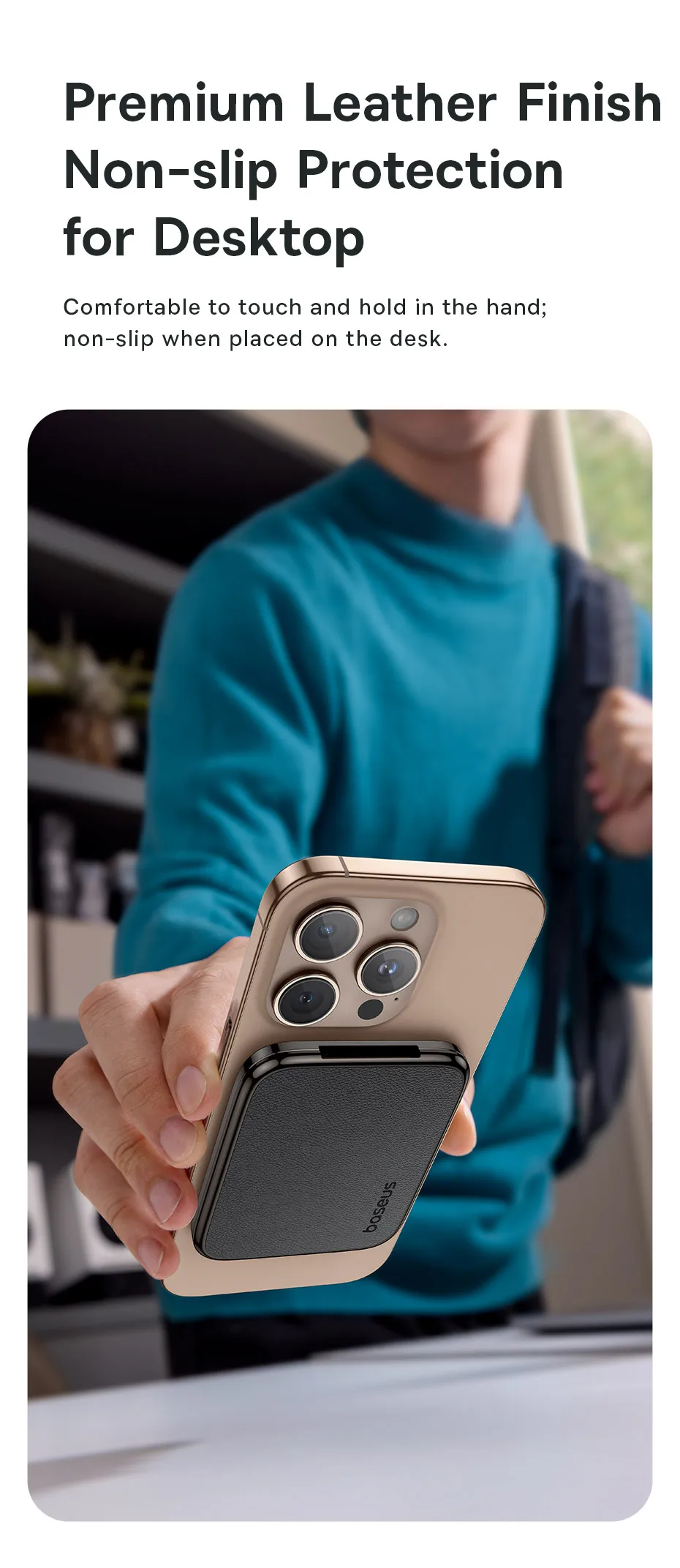 Baseus Airplane Phone Holder Portable Magnetic Phone Stand Holder for iPhone 12-16 Pro Kitchen Travel Wall Desk Car Phone Mount