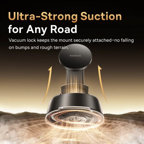 Baseus PrimeTrip C02 Magnetic Car Mount Suction Cup 18N Magnet 720° Rotation - Image 3