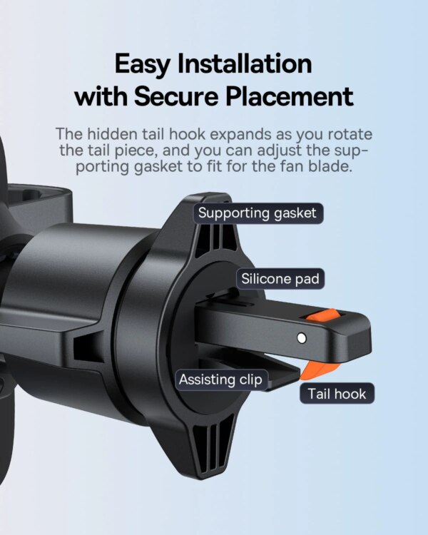 Baseus Gravity Car Phone Holder Air Vent Mount for iPhone Samsung Xiaomi - FC Bayern Collaboration - Image 4