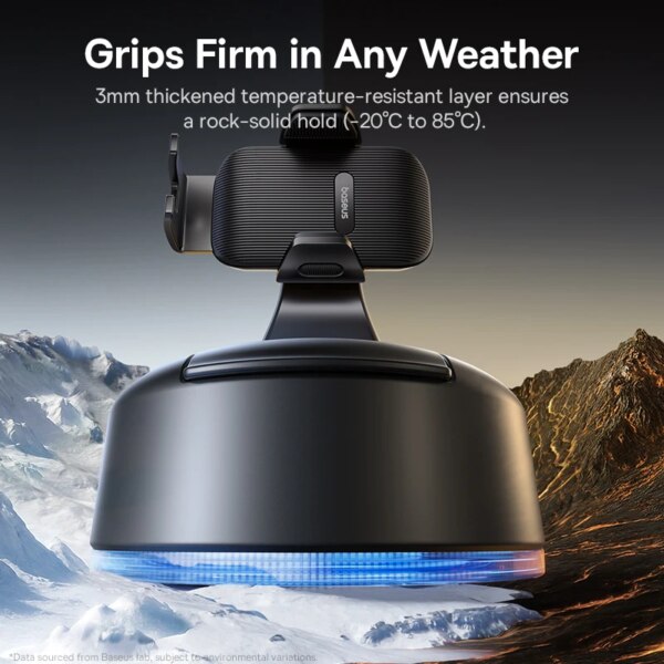 Baseus PrimeTrip CO3 Air Clamping Car Phone Mount Suction Cup Holder 360° Rotation - Image 6