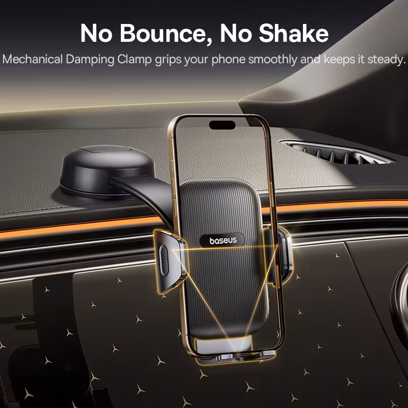 Baseus PrimeTrip CO3 Air Clamping Car Phone Mount Suction Cup Holder 360° Rotation Baseus PrimeTrip CO3 Air Clamping Car Phone Mount Suction Cup Holder 360° Rotation - Image 4