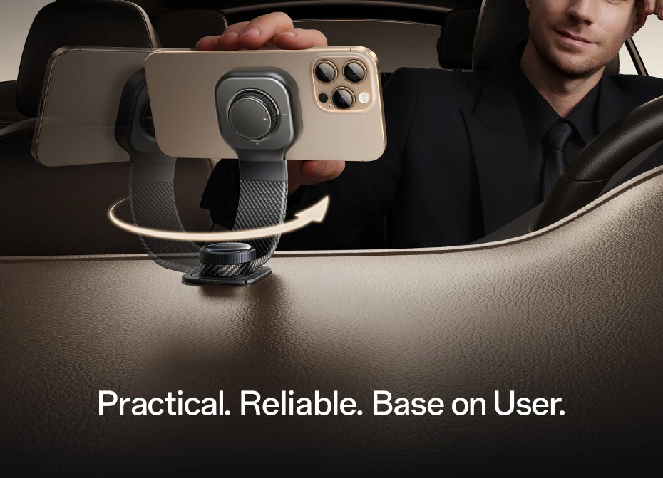 Baseus Magnet Car Phone Holder Adjustable Phone Stand Sucker for Dashboard Car Mount For Samsung iPhone Xiaomi Foldable Holder