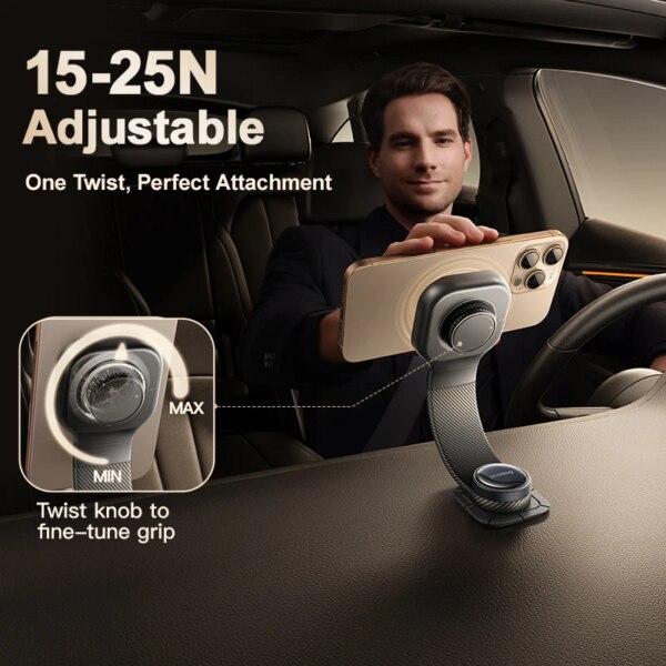 Baseus PrimeTrip Magnetic Car Mount Holder 360° Rotation Wireless Charging 15W - Image 2