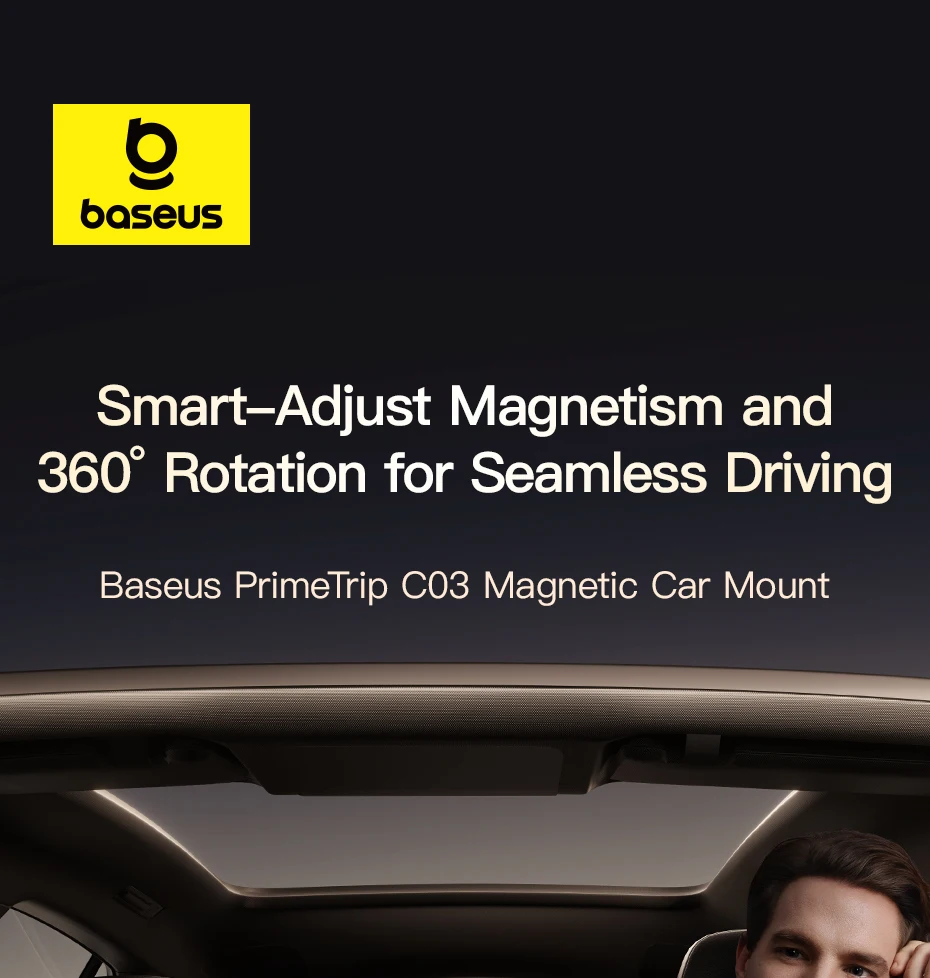 Baseus Magnet Car Phone Holder Adjustable Phone Stand Sucker for Dashboard Car Mount For Samsung iPhone Xiaomi Foldable Holder