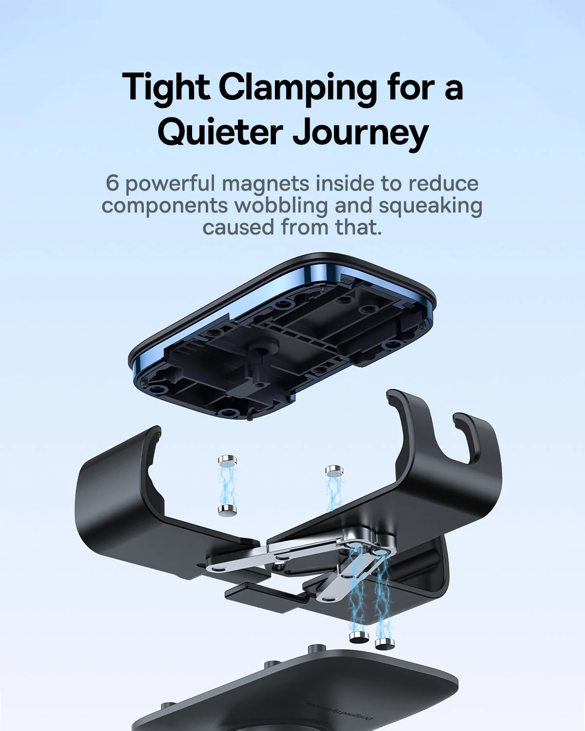 Baseus Car Phone Holder for Air Vent CD Slot Mount Holder Stand for iPhone Samsung Metal Car Cell Mobile Phone Holder Cradle