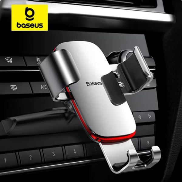 Baseus Metal Age 3 Gravity Car Mount Air Vent Phone Holder - Anti-Shake All-Metal Design