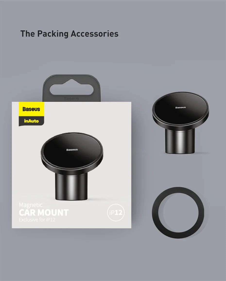 Baseus Magnetic Car Phone Holder Air Vent Universal for iPhone Smartphone Car Phone Stand Support Clip Mount Holder