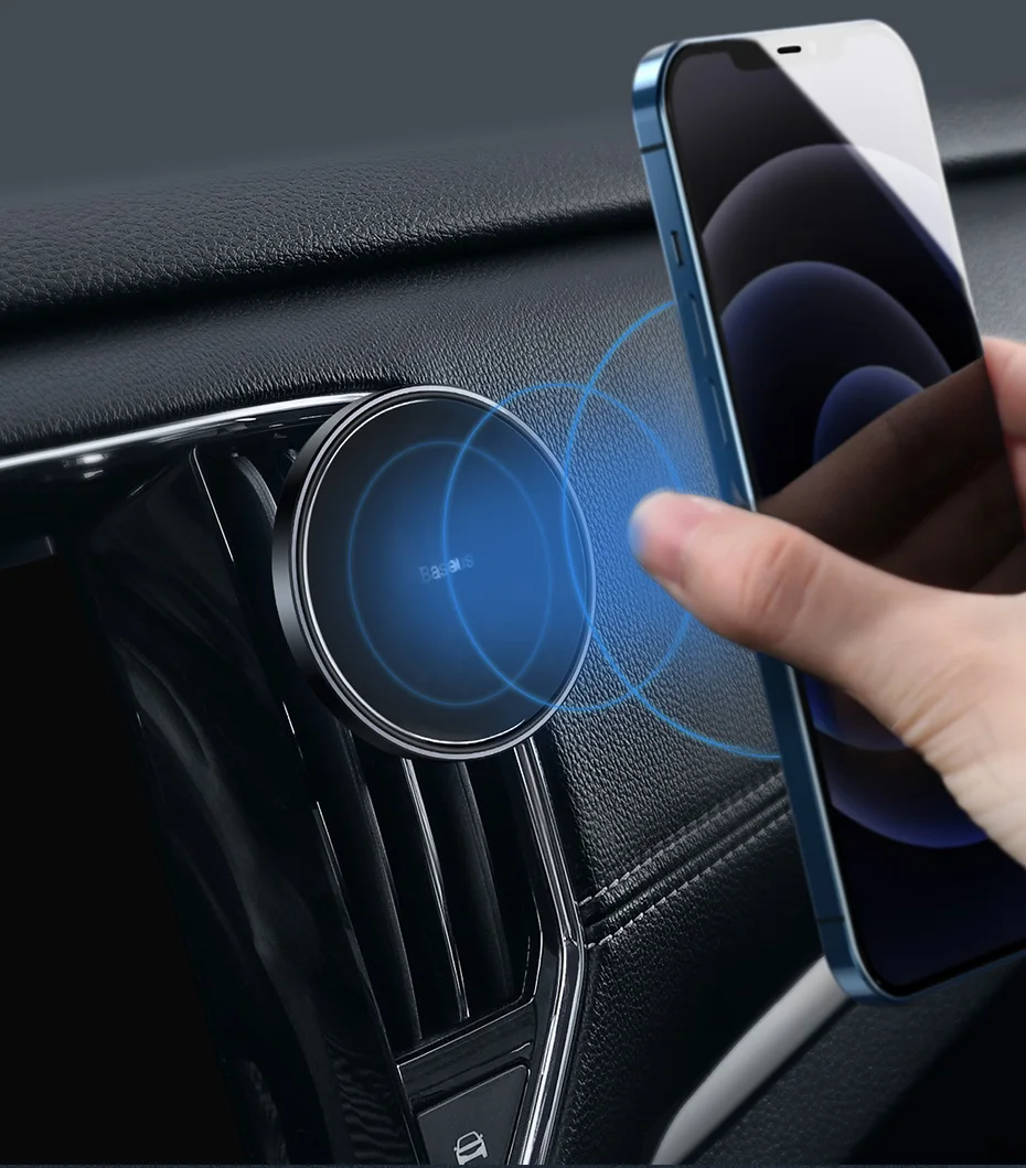 Baseus Magnetic Car Phone Holder Air Vent Universal for iPhone Smartphone Car Phone Stand Support Clip Mount Holder