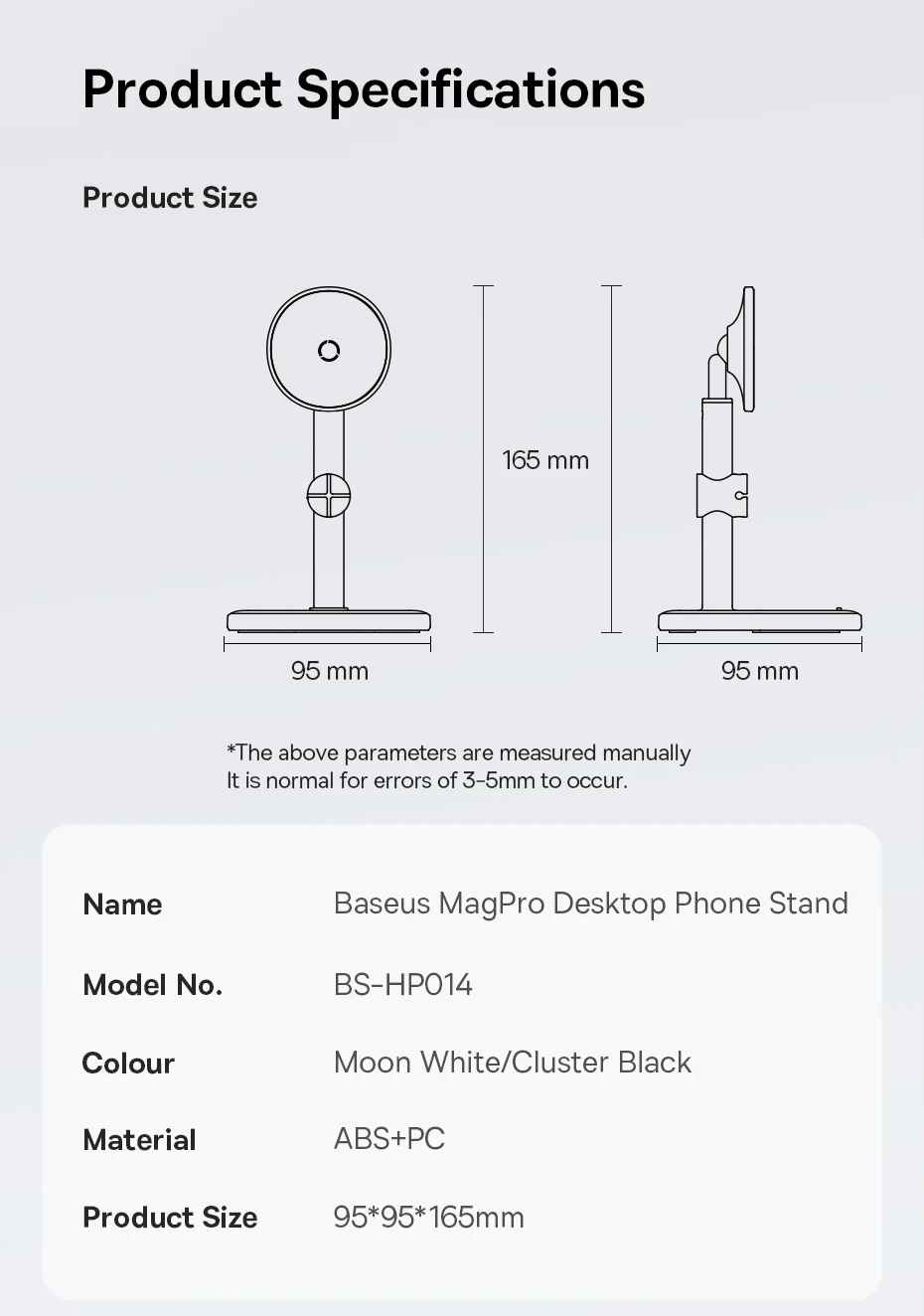 Baseus Magnetic Phone Stand for iPhone 16 15 14 13 Pro Max Magnetic Suction Wall Holder for Samsung Universal Adjustable Stand