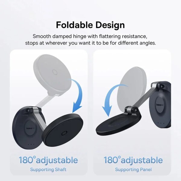 Baseus MagPro Magnetic Foldable Phone Mount Wall Holder 1.5kg Load 180° Adjustable - Image 4