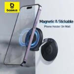 Baseus MagPro Magnetic Foldable Phone Mount Wall Holder 1.5kg Load 180° Adjustable