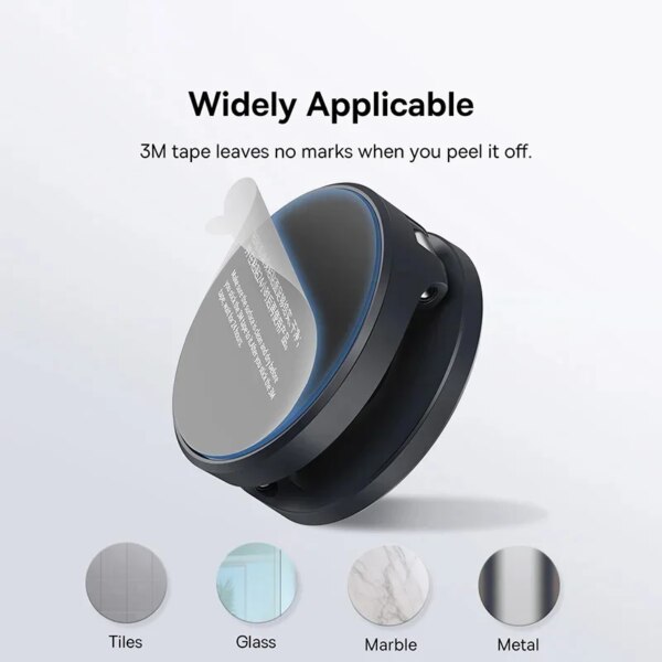 Baseus MagPro Magnetic Foldable Phone Mount Wall Holder 1.5kg Load 180° Adjustable - Image 5