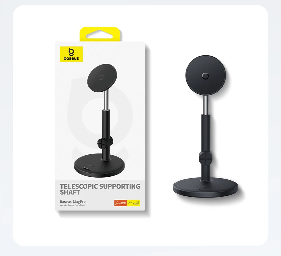 Baseus Magnetic Phone Stand for iPhone 16 15 14 13 Pro Max Magnetic Suction Wall Holder for Samsung Universal Adjustable Stand