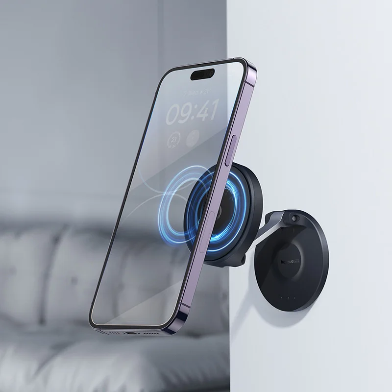 Baseus Magnetic Phone Stand for iPhone 16 15 14 13 Pro Max Magnetic Suction Wall Holder for Samsung Universal Adjustable Stand