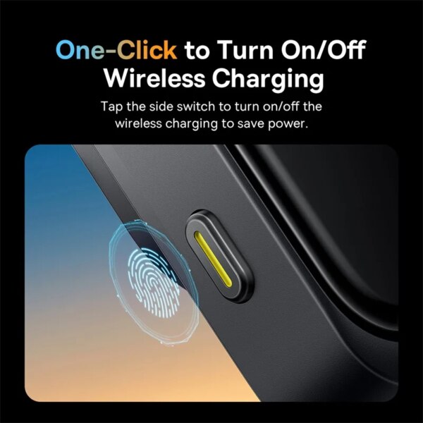 Baseus Wisdom Pro Auto Coil Alignment Car Mount Wireless Charger 15W Air Vent - Image 4