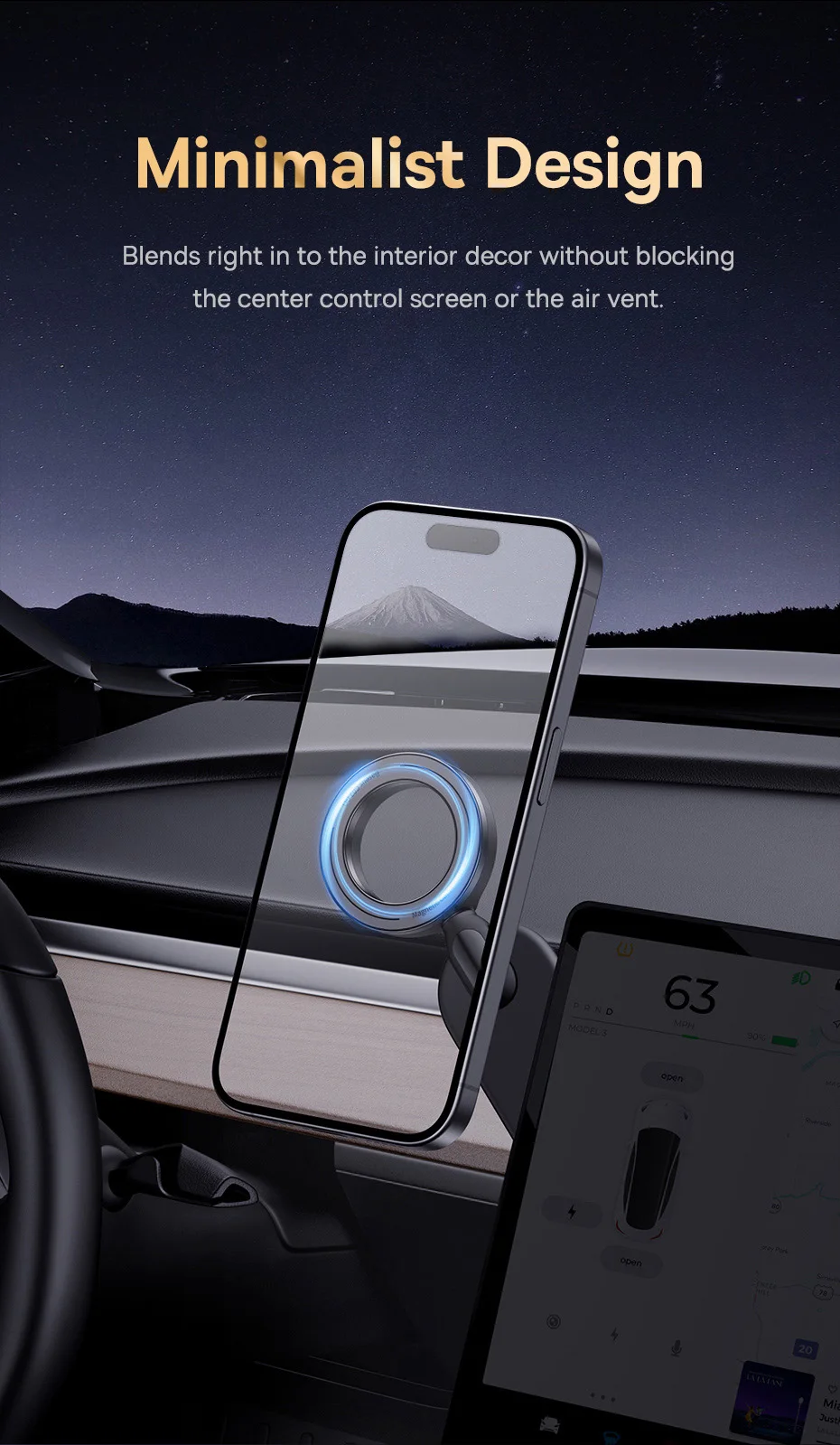 【FC Bayern Collaboration】Baseus Magnetic Car Phone Holder,Stand For iPhone Samsung Xiaomi,Car Mount,Universal Phone Holder