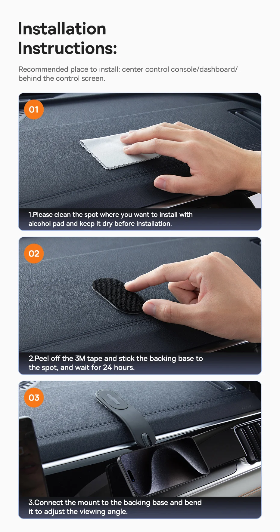 【FC Bayern Collaboration】Baseus Magnetic Car Phone Holder,Stand For iPhone Samsung Xiaomi,Car Mount,Universal Phone Holder