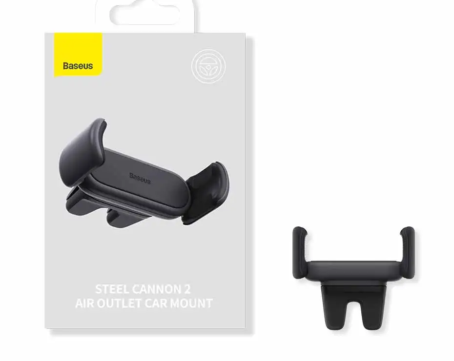 Baseus Car Phone Holder For Universal Mobile Phone Holder Stand Car Phone Stand For Car Air Outlet Mount Car Cell Phone Support