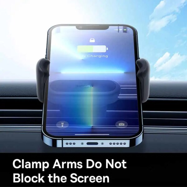 Baseus Steel Cannon 2 Air Vent Car Phone Mount Holder Universal Double Clip Secure Grip - Image 5