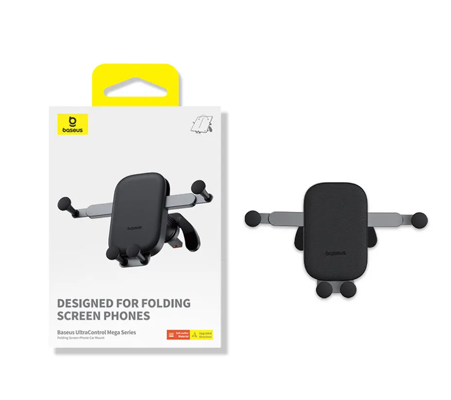 Baseus Folding Screen Phone Stand Car Phone Holder For Tablet iPad Huawei Mate Samsung Galaxy Bracket Car Mount Holder