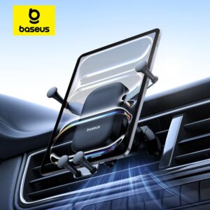 Baseus Car Phone Holder for Foldable Phones - 360° Rotatable Air Vent Mount for Samsung Z Fold, Huawei Mate X, iPad Mini