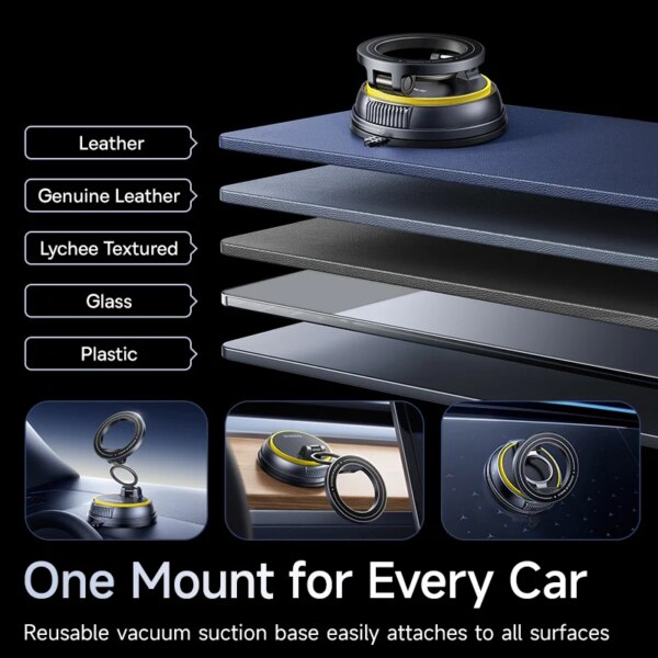 Baseus PrimeTrip VC2 Flex Magnetic Car Mount Holder 35N Strong Grip 720° Adjustable - Image 6
