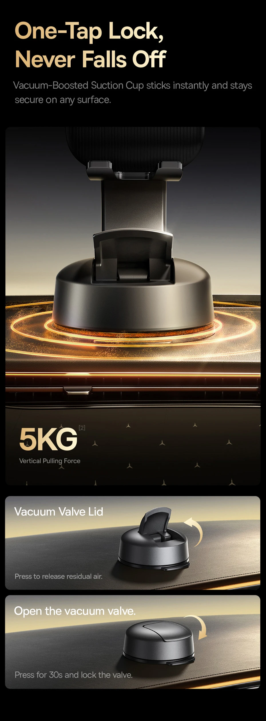 Baseus Car Phone Holder Mobile Phone Holder Car Mount For Samsung iPhone Xiaomi Huawei Foldable Holder Dashboard Sucker Stand