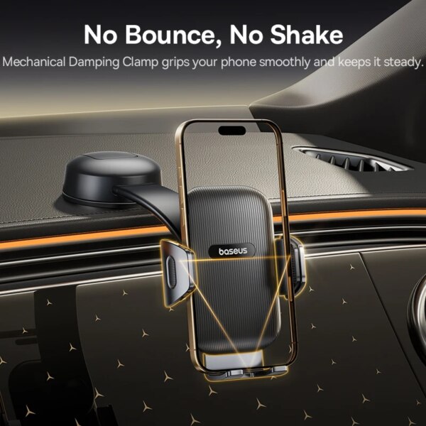 Baseus PrimeTrip CO3 Air Clamping Car Phone Mount Suction Cup Holder 360° Rotation - Image 4