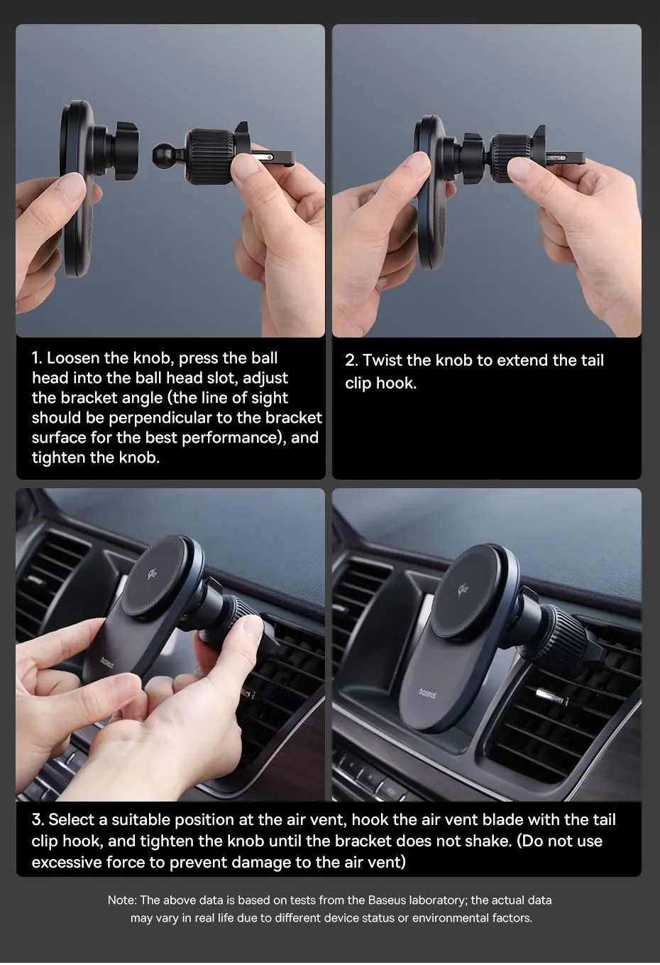 Baseus Qi2 15W Car Magnetic Wireless Charger For iPhone 16 15 14 Fast Charging For Samsung Xiaomi Car Phone Holder Cooling Fan