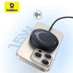 Baseus 15W Magnetic Wireless Charger Stand Qi2 Certified Fast Charging For iPhone 16 15 14 13 Pro Max