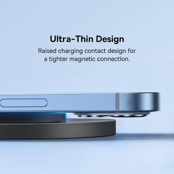 Baseus Simple 2 15W Fast Wireless Charger Pad Low Temperature For iPhone 16 15 14 13 Samsung S22 S10 Xiaomi - Image 5