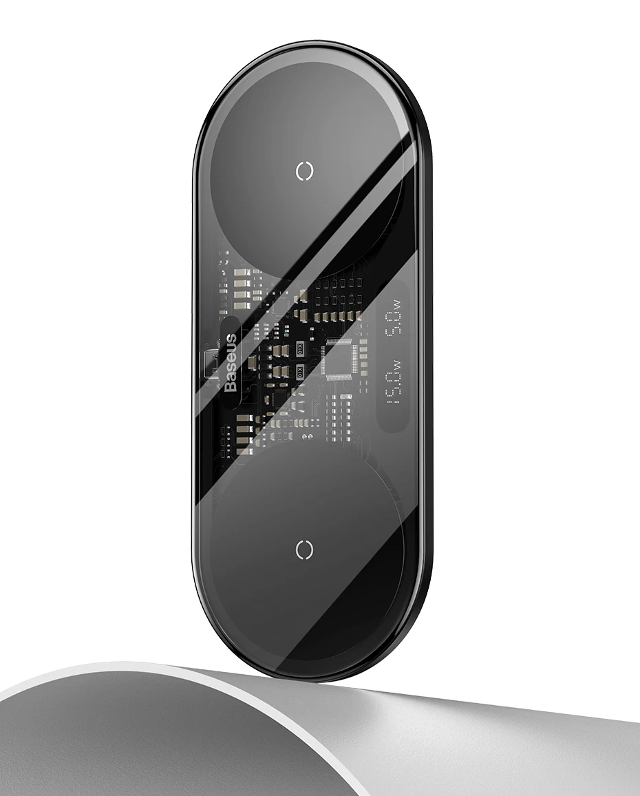 Baseus 20W Dual Wireless Chargers for iPhone 16 15 14 Airpod Pro Fast Qi Wireless Charger for Samsung Xiaomi 12 Pro Charging Pad