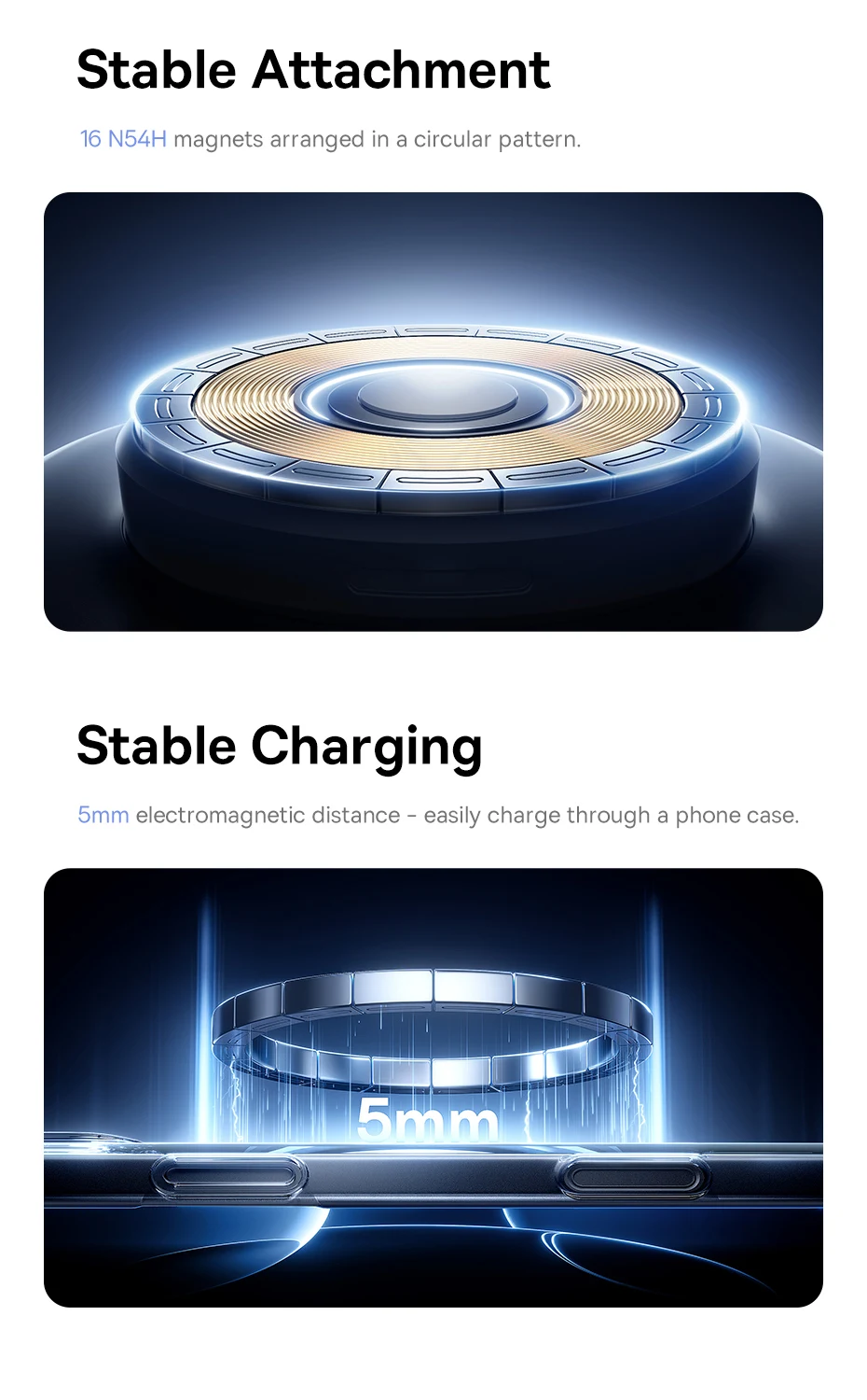 Baseus Qi2 15W Foldable Wireless Charger Stand Magnetic Adjustable Viewing Angle For iPhone 16 15 14 13 AirPods 2nd 3rd Gen Pro