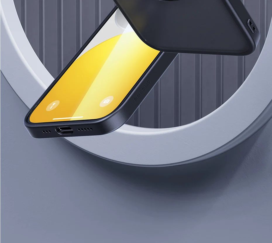Baseus Magnetic Ring Stand Case for iPhone 16 15 Pro Max Case 360° Rotation Cover for iPhone 15 Pro Plus Magnet Kickstand Case