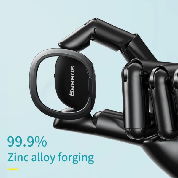 Baseus Invisible Phone Ring Holder Ultra-Thin 2.1mm Magnetic Grip Stand 360° Rotation - Image 5