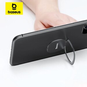 Baseus Invisible Phone Ring Holder Ultra-Thin 2.1mm Magnetic Grip Stand 360° Rotation