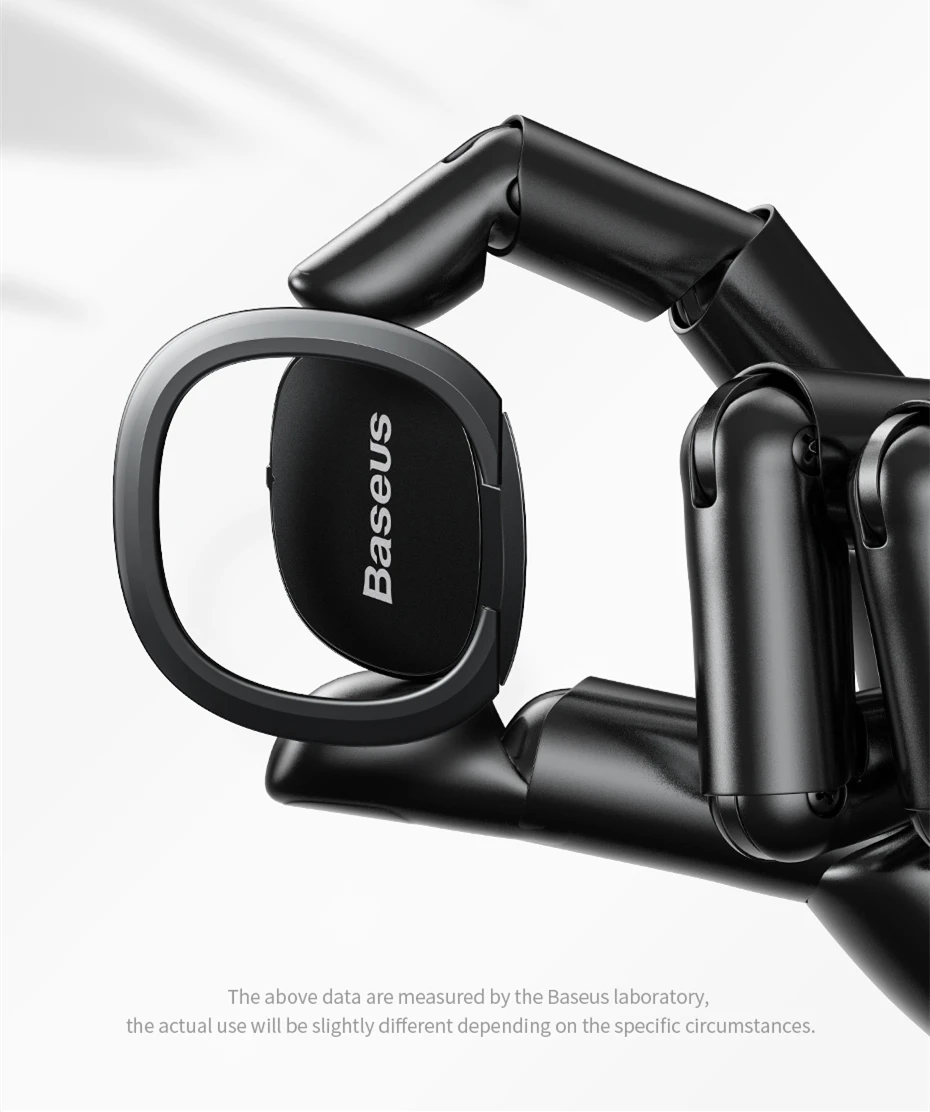 Baseus Mini Finger Ring Phone Holder Portable Metal Ring Stand for iPhone 16 15 14 13 Pro Max Xiaomi Samsung Mobile Phone Holder