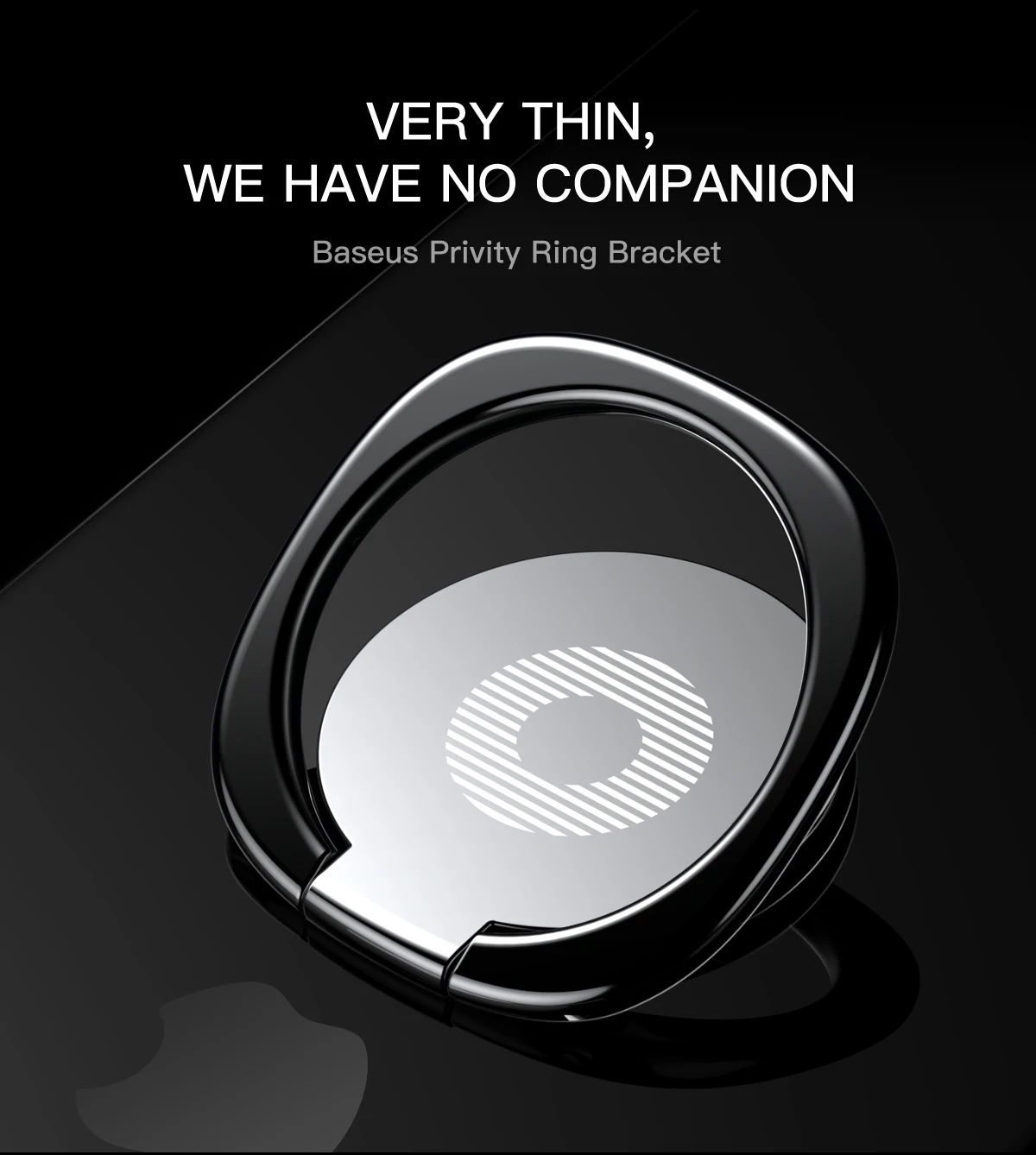 Baseus Finger Ring Phone Holder for iPhone 16 15 14 Pro Max Mini Samsung Phone Metal Ring Bracket Mobile Phone Accessories Stand