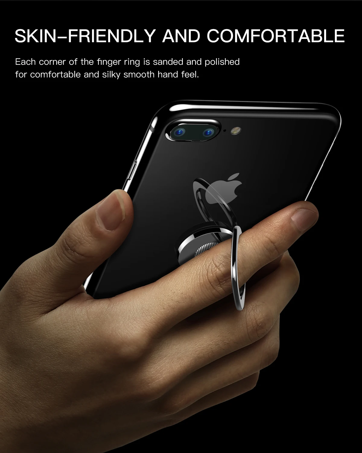 Baseus Finger Ring Phone Holder for iPhone 16 15 14 Pro Max Mini Samsung Phone Metal Ring Bracket Mobile Phone Accessories Stand