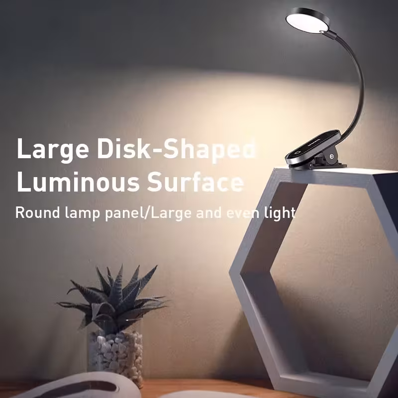 Baseus Comfort Reading Mini Clip Lamp 4000K 3-Level Brightness Portable Desk Light Baseus Comfort Reading Mini Clip Lamp 4000K 3-Level Brightness Portable Desk Light - Image 2