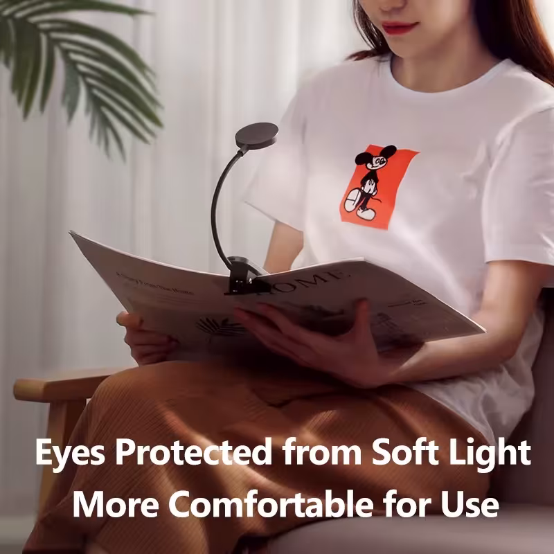 Baseus Comfort Reading Mini Clip Lamp 4000K 3-Level Brightness Portable Desk Light Baseus Comfort Reading Mini Clip Lamp 4000K 3-Level Brightness Portable Desk Light - Image 3