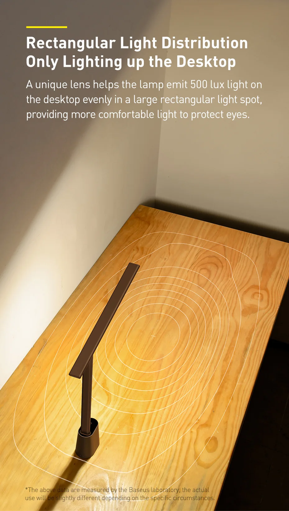Baseus Desk Lamp 180° Foldable LED Table Lamp Rechargeable Auto Dimming Smart Eye Protection Study Reading Room Night Light Lamp