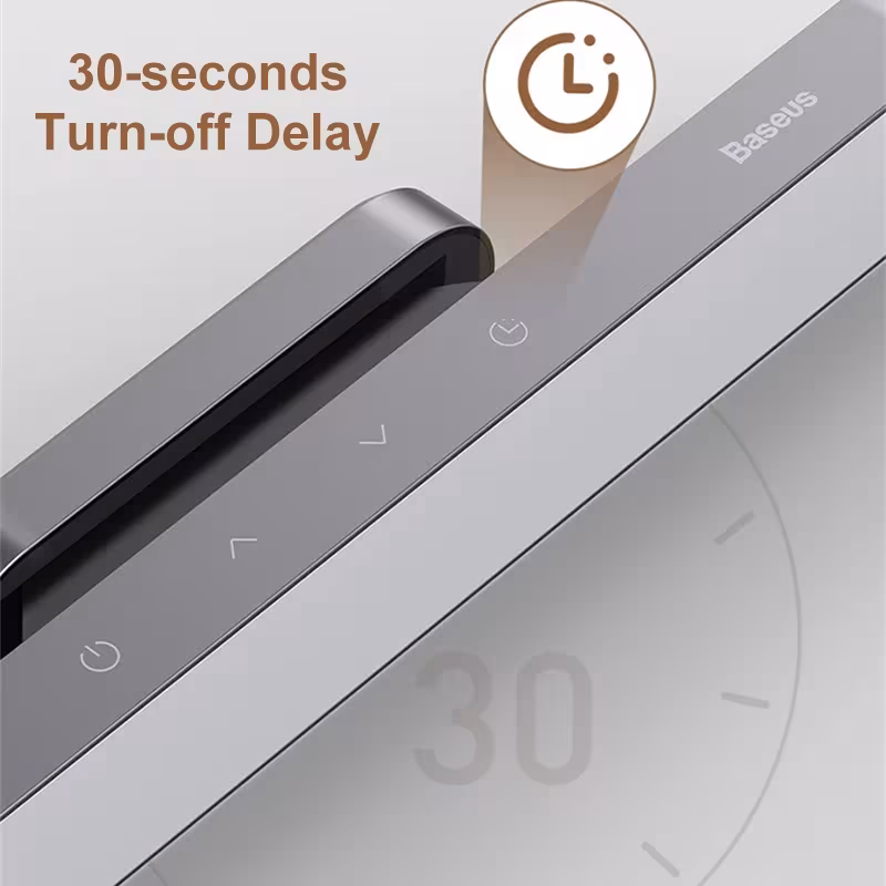 Baseus Magnetic LED Desk Lamp Stepless Dimming Rechargeable 24H Battery Kitchen Cabinet Bedroom Reading Light Baseus Magnetic LED Desk Lamp Stepless Dimming Rechargeable 24H Battery Kitchen Cabinet Bedroom Reading Light - Image 4