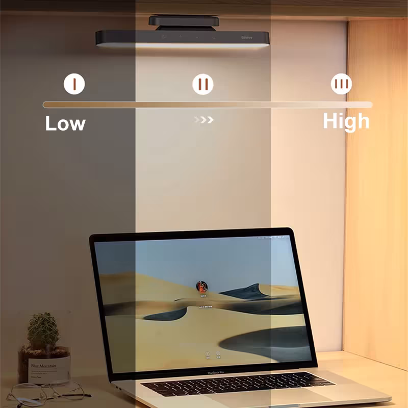 Baseus Magnetic LED Desk Lamp Stepless Dimming Rechargeable 24H Battery Kitchen Cabinet Bedroom Reading Light Baseus Magnetic LED Desk Lamp Stepless Dimming Rechargeable 24H Battery Kitchen Cabinet Bedroom Reading Light - Image 2