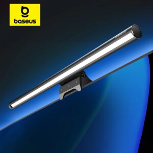 Baseus i-wok2 Series USB Asymmetric Light Source Screen Hanging Light (Youth Edition) - 5W Anti-Glare Monitor Lamp with Stepless Dimming & Backlight